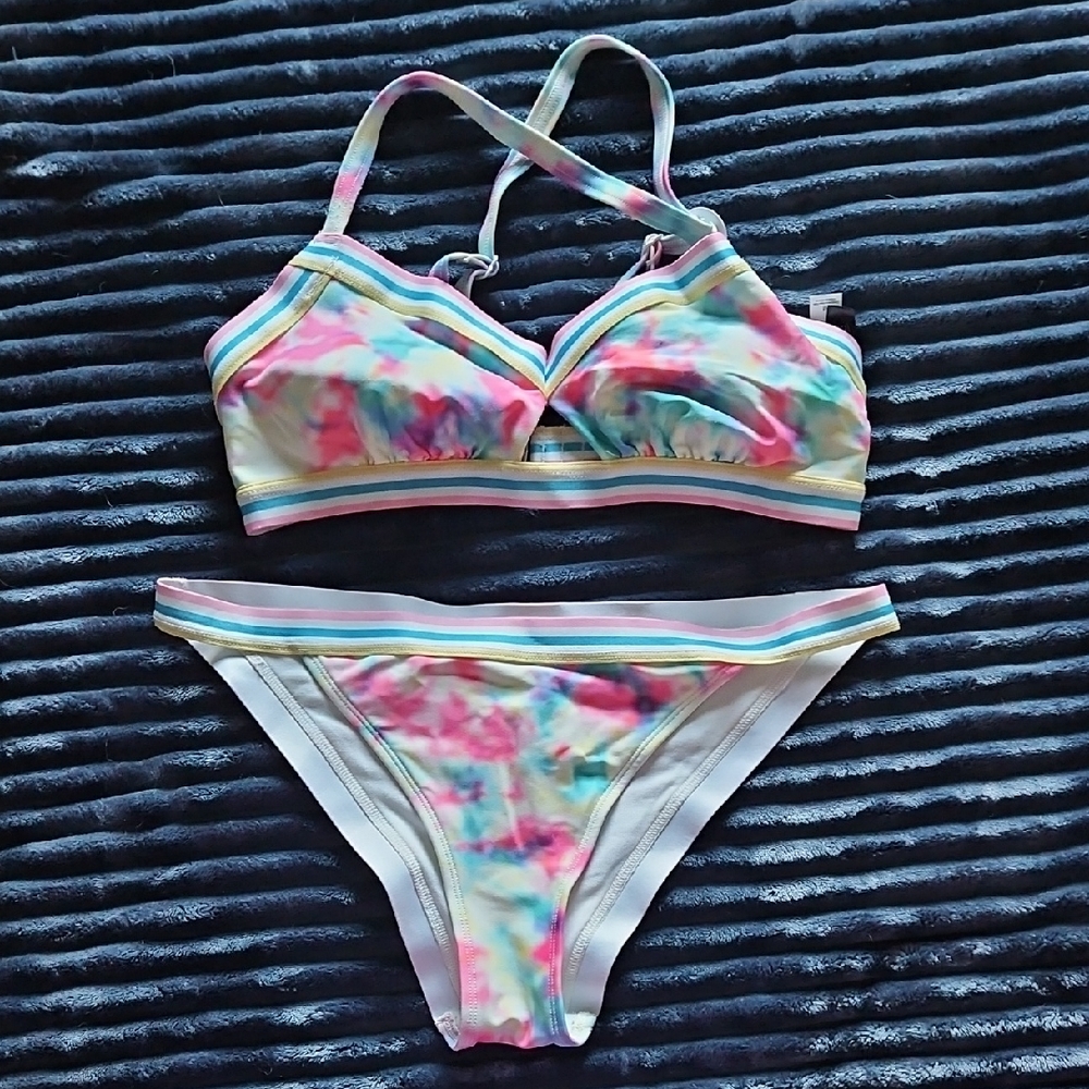Adore Me Pastel Bikini Set